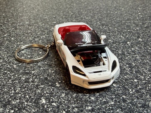Honda s2000 keychain white - honda,